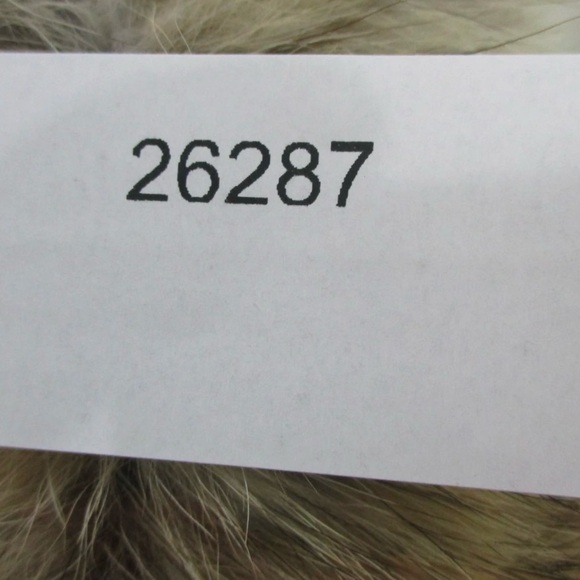 Canada Goose Aviator Hat Cap Graphite Gray Real Coyote Fur Trapper Ear Flaps NEW - Picture 8 of 8